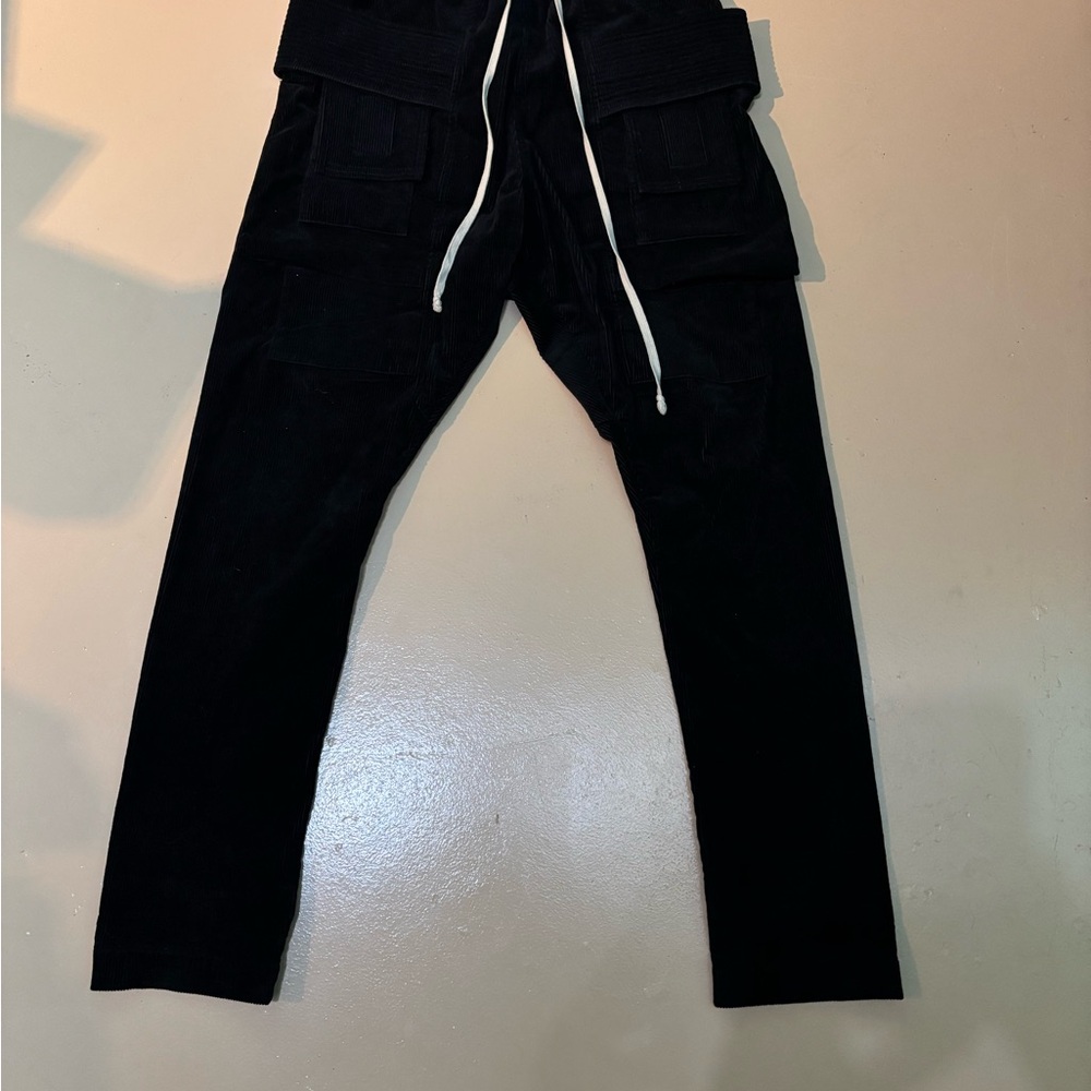 Rick Owens Drshdw corduroy creatch cargo pants